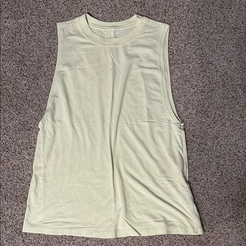 Lululemon Sleeveless Muted Yellow /Green Tank top